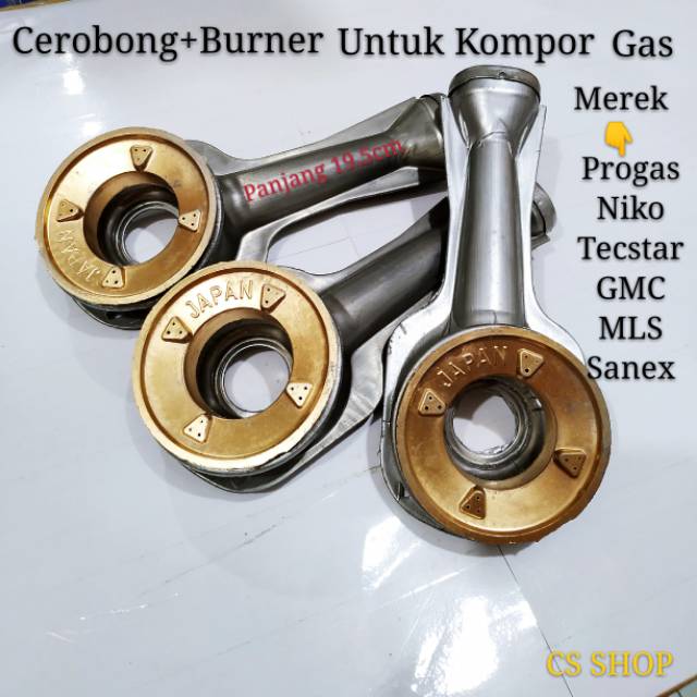 Cerobong kompor gas RRT/cerobong kompor gas untuk progas, niko, tecstar, MLS, GMC, Sanex