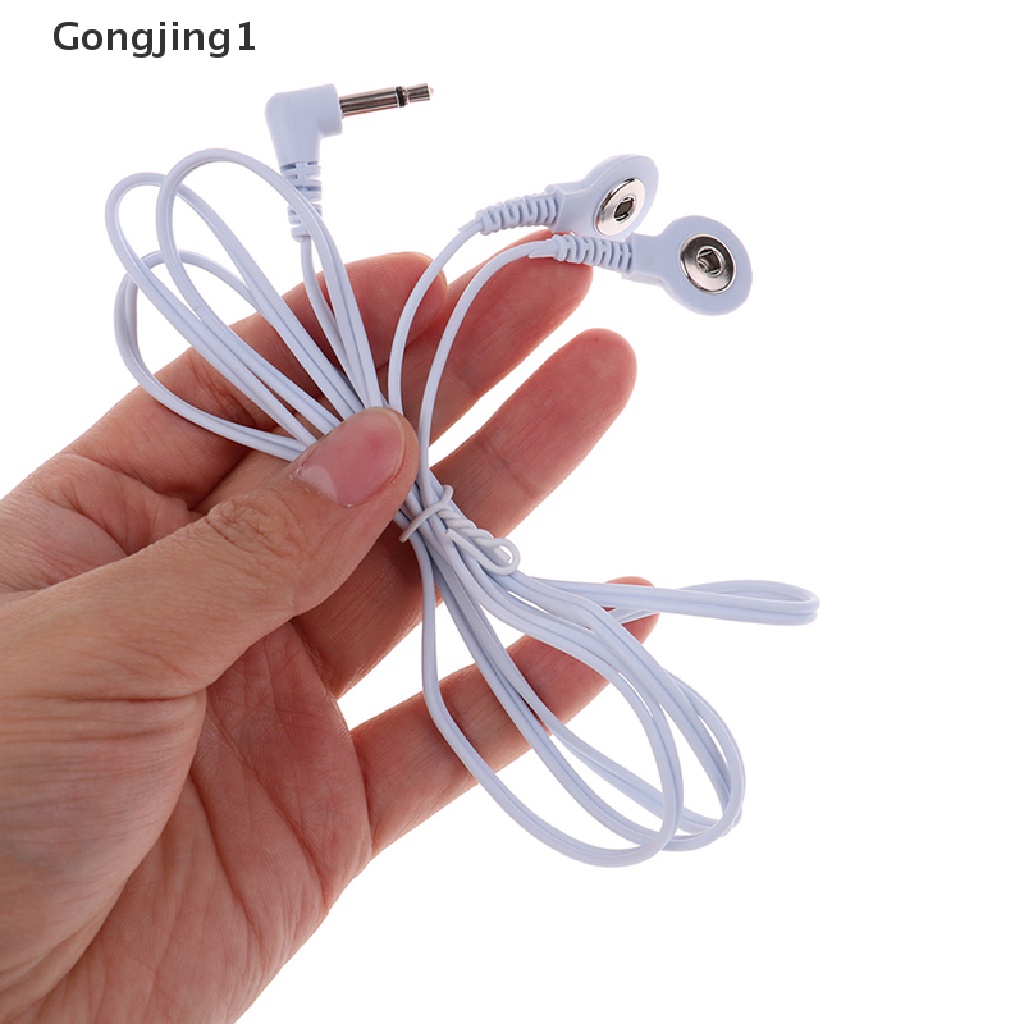 Gongjing1 Kabel Elektroda 2 Arah Dengan Jack Dc 3.5Mm