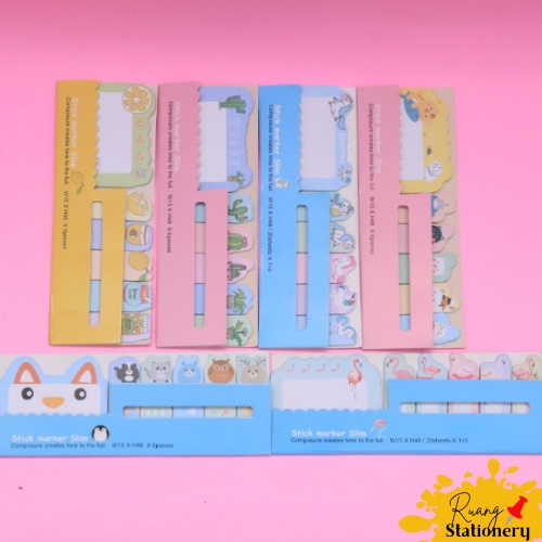 

Sticky Note Kotak Strip Post It Pembatas Buku