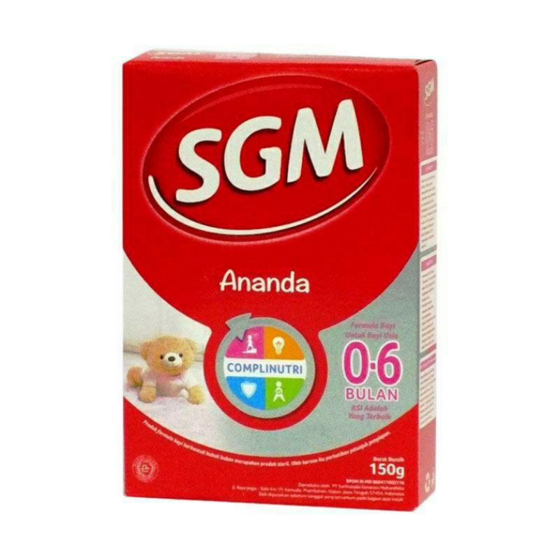 

SGM ANANDA 0-6 150gr - SUSU FORMULA