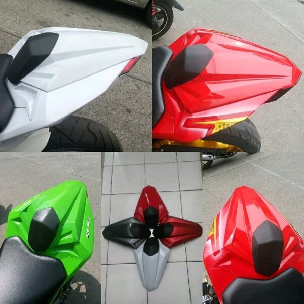 Single seat ninja 250fi tutup jok belakang plastik ninja250fi Z250 penganti jok ninja 250 fi
