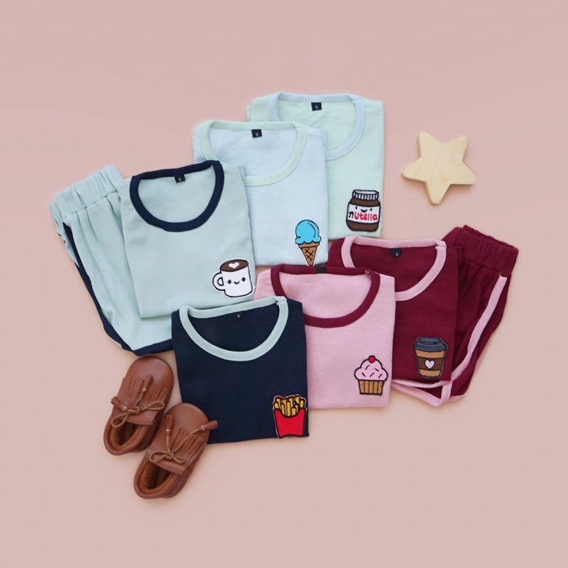 RACHIDKIDS / SETELAN KUTANG ANAK LUCU / PATCHES SET / DAILY SET ANAK