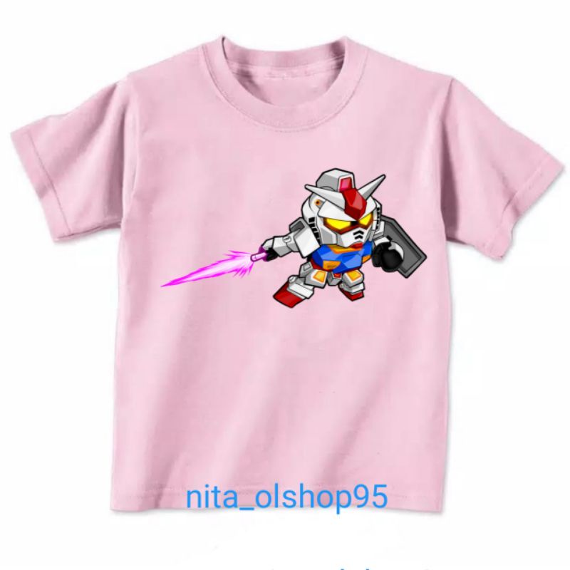 baju anak Gundam robot chibi