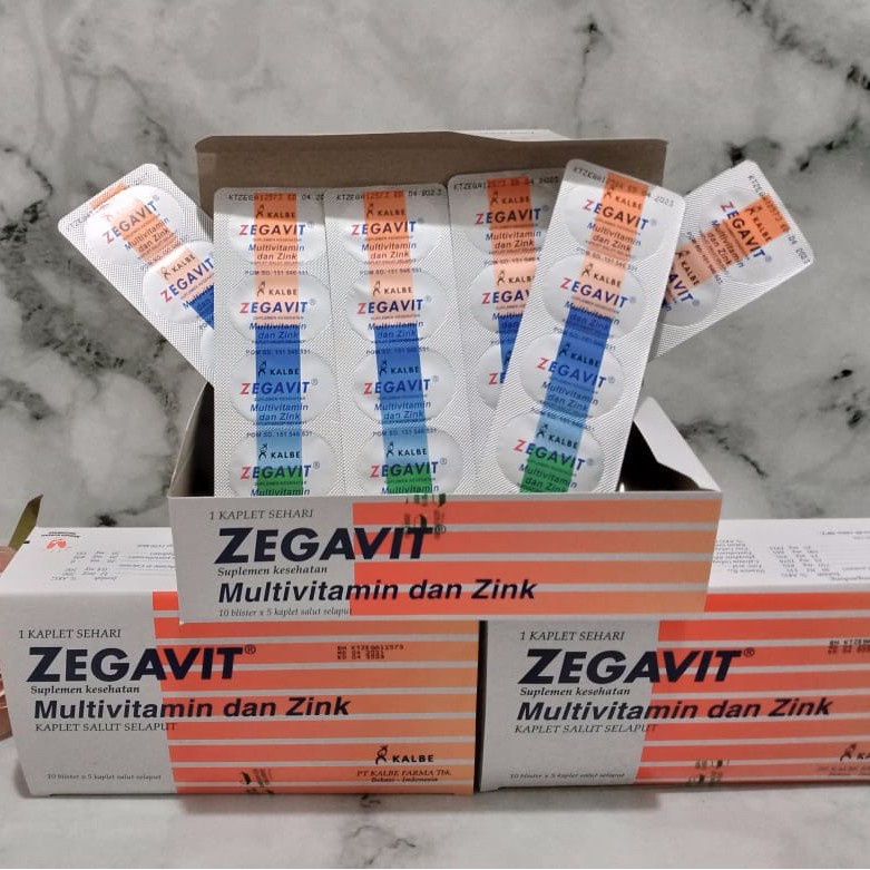 ZEGAVIT Strip - Multivitamin dan Zink Dewasa 5 Tablet