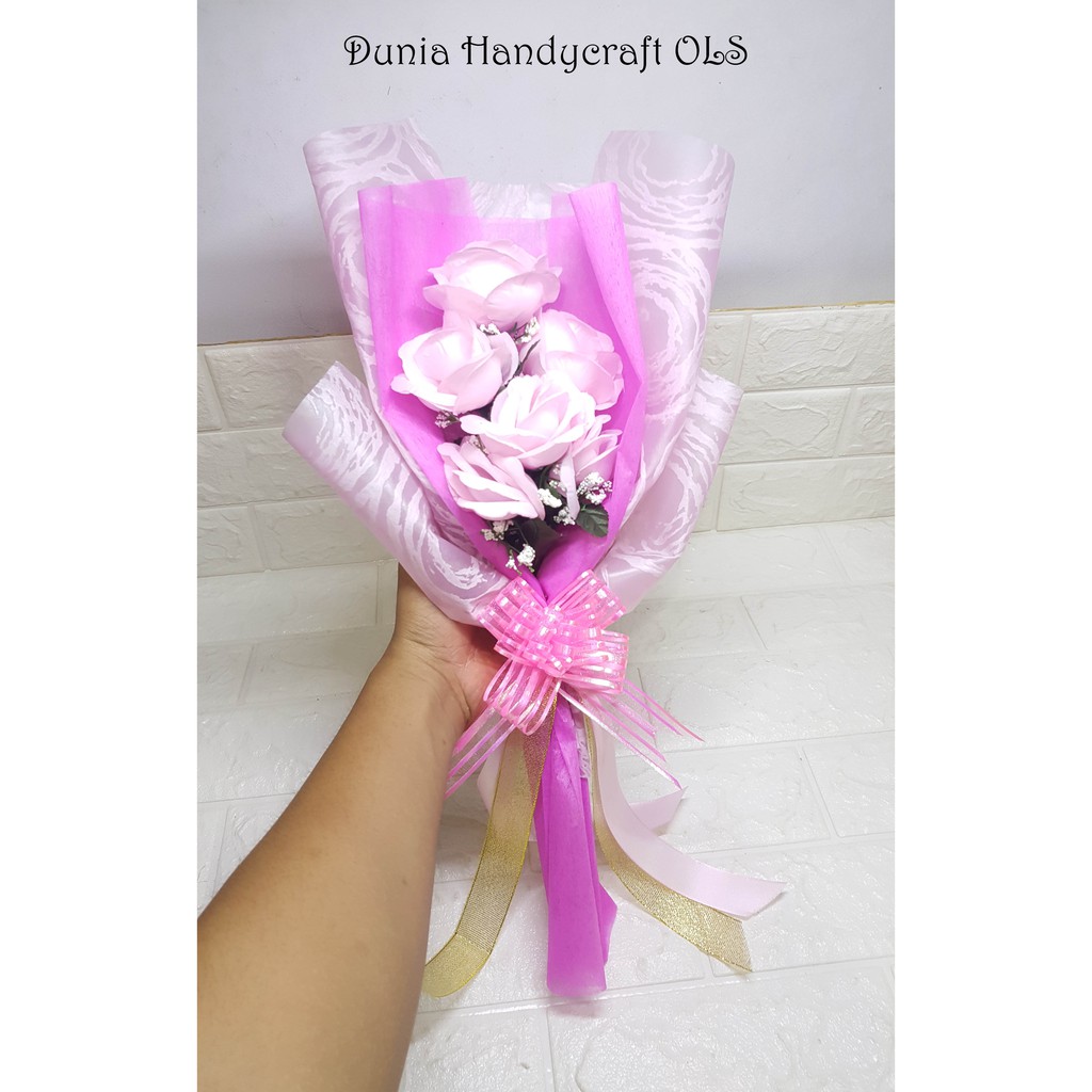 Buket Bunga Wedding Pernikahan Rangkai Bunga Flower Bouquet Romantis