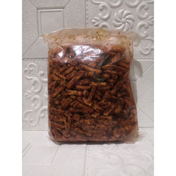 

Basreng cikruh pedas daun jeruk 1kg