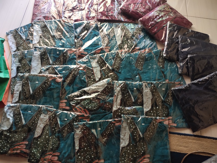 Kemeja Batik Lengan Pendek 021 Risna Batik Hrb026 Hem Batik Murah Seno Sogan Bakung Padi Manggar