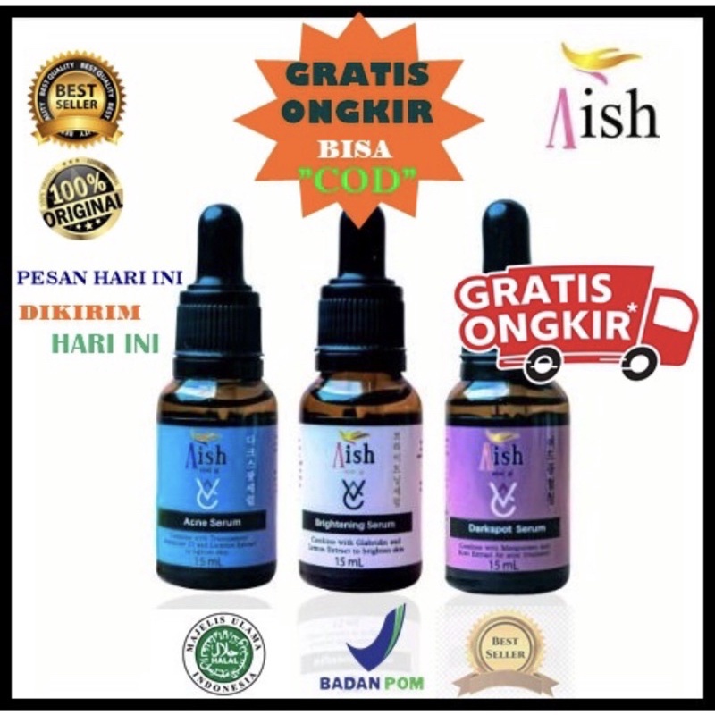 AISH SERUM KOREA HALAL 100%