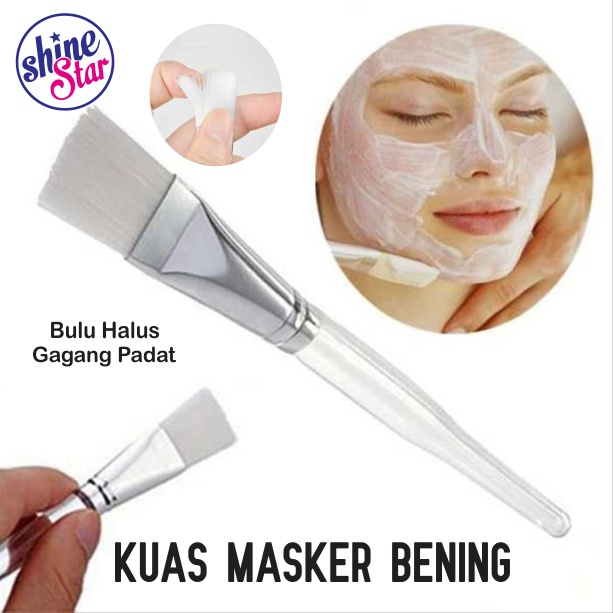 SHINE STAR - [Checkout Rp1000] Kuas Masker Bening - Beauty Kuas Masker Bening Import Kualitas Bagus /Kuas Masker