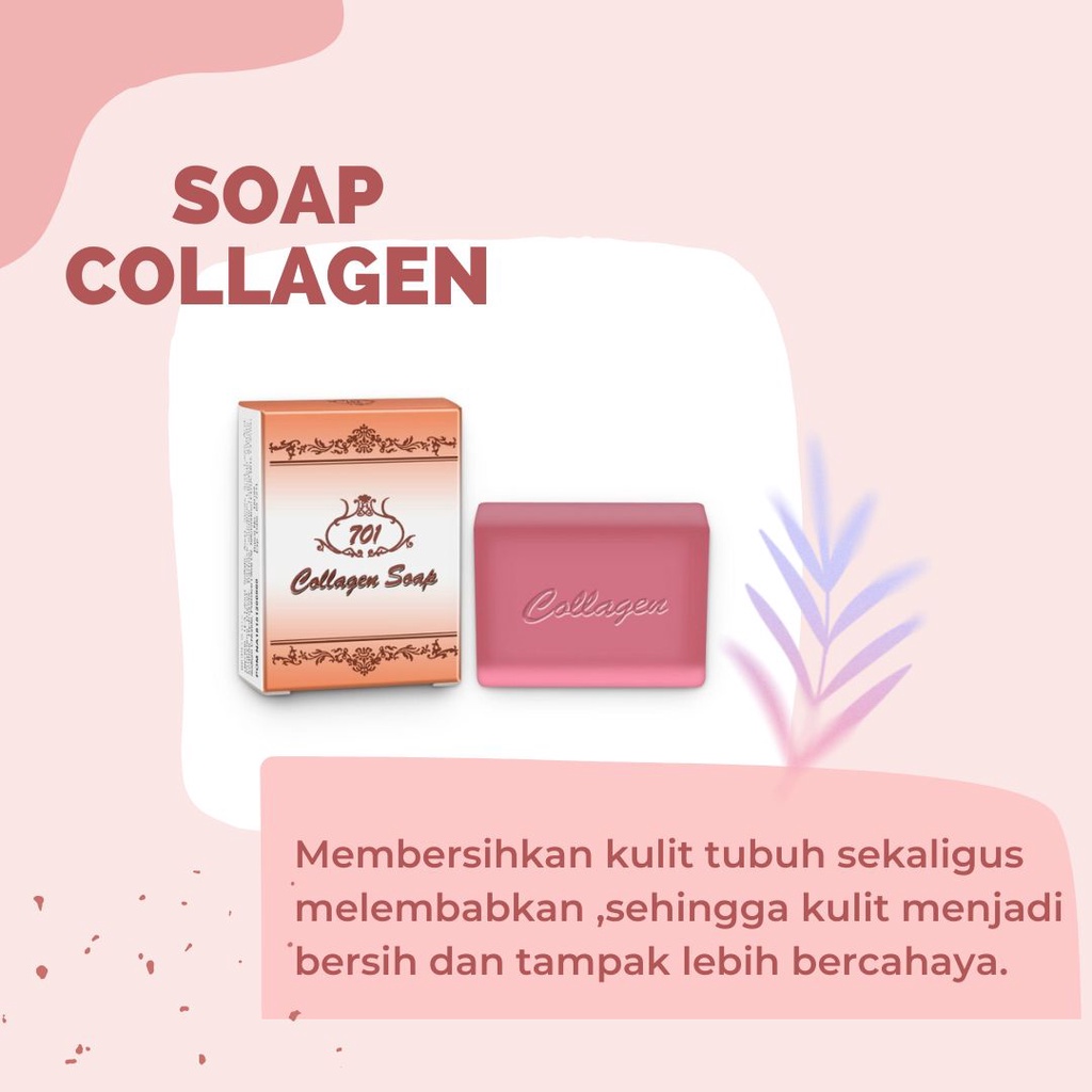 Collagen 1 Paket Pemutih Lengkap Asli Original BPOM - 4 in 1 - Paket Skincare Termurah Collagen - Sabun - Cream Siang