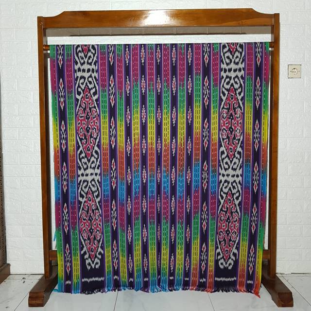 Tenun Blanket Troso Kain Asli Motif Sumba Lombok Warna Pelangi