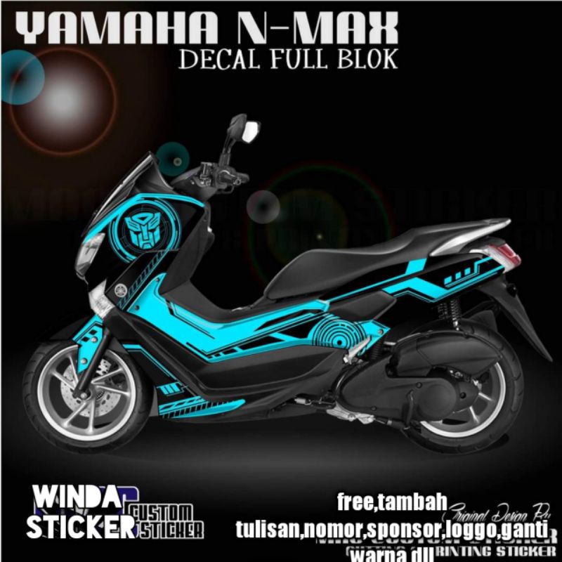 Decal nmax 2018 full body tema transpormen