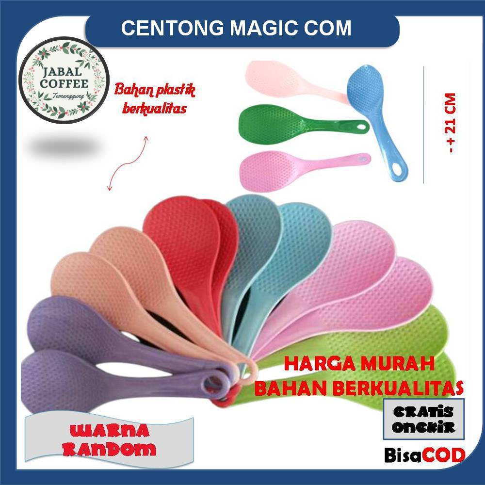 Centong Nasi / Centong Plastik / Centong Magic Com / Centong Ukuran 21 Cm J28