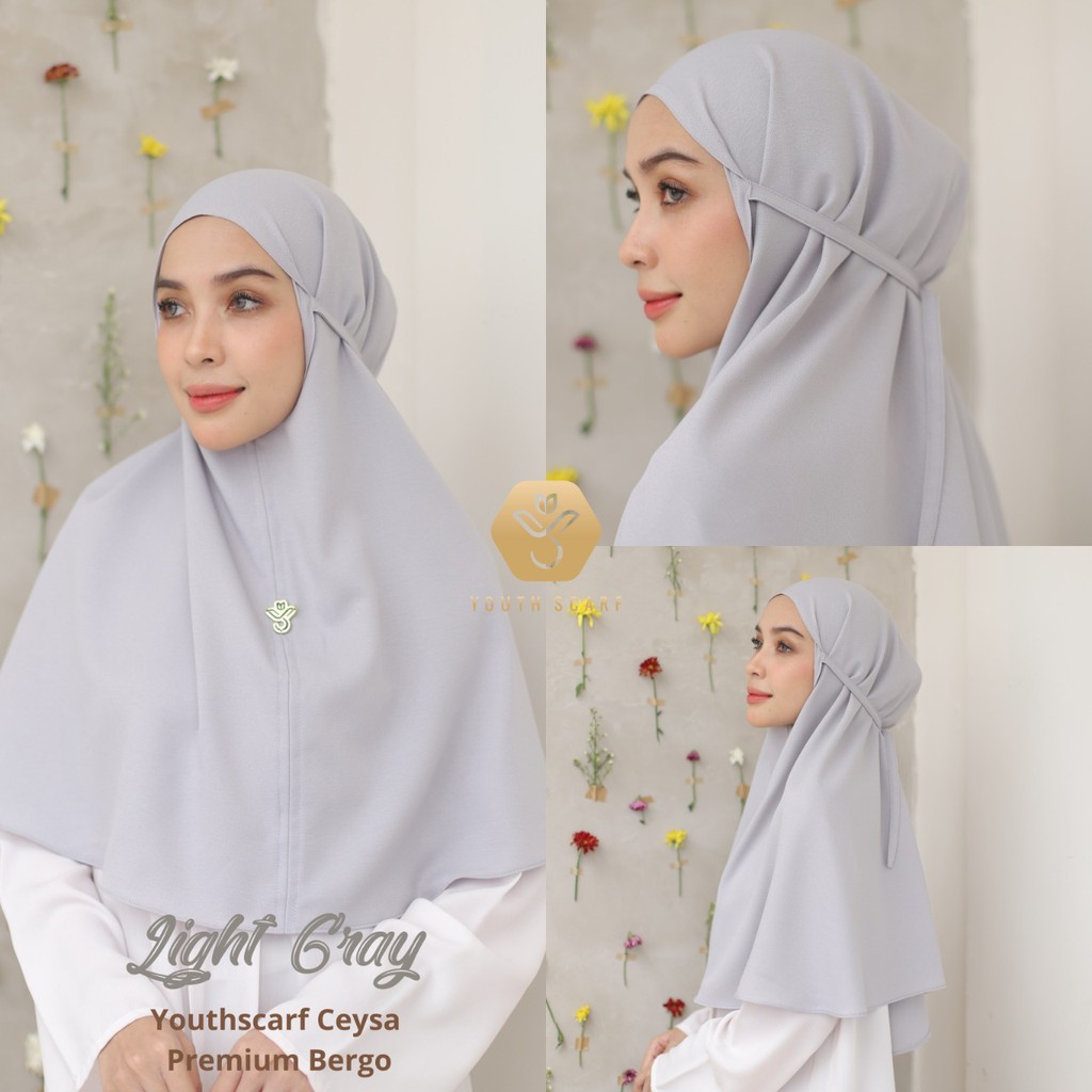 Youthscarf - Cesya Bergo - Moscrepe - jilbab instan - Jilbab bergo-4