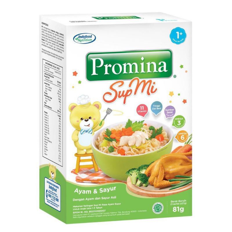 Promina Sup Mi Ayam dan Sayur / Daging dan Sayur / Batita Ayam Kampung