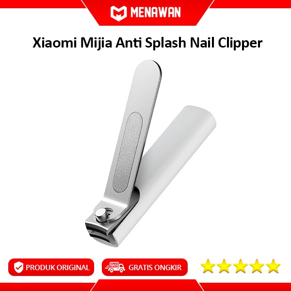 Xiaomi Mijia Anti Splash Nail Clipper Gunting Kuku Baja Anti Karat Original