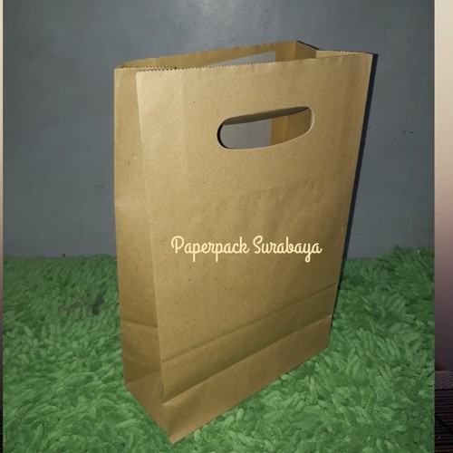 

Paperbag /Kantong kertas coklat uk. XL model Tenteng