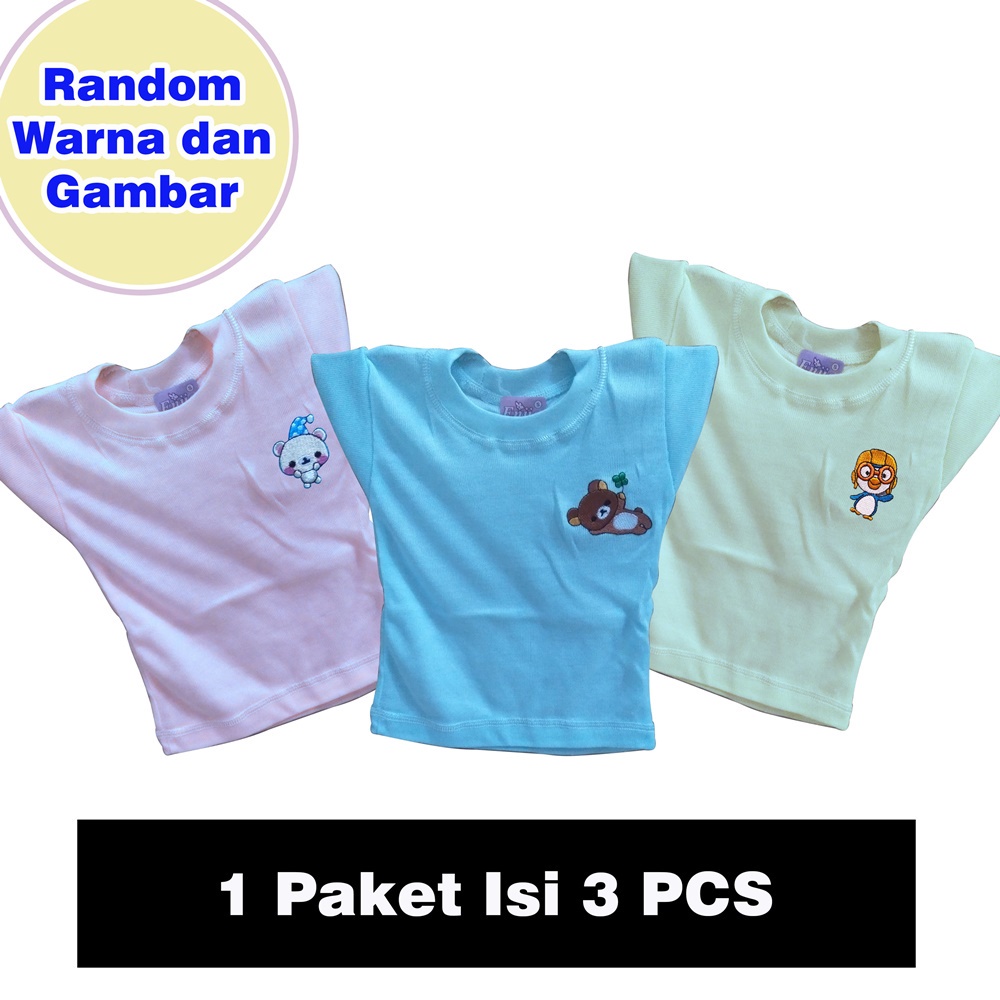 FM - Kaos Dalam Anak Perempuan Ukuran L - isi 3 pcs Warna Random