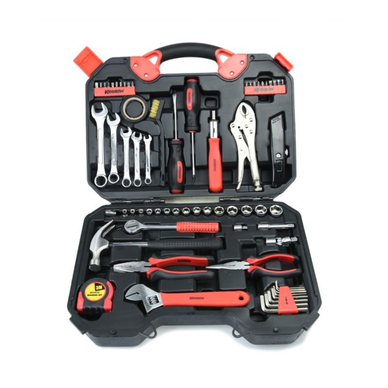 Perkakas Krisbow Set Mekanik 66 Pcs / Perkakas Bengkel / Perkakas Tukang