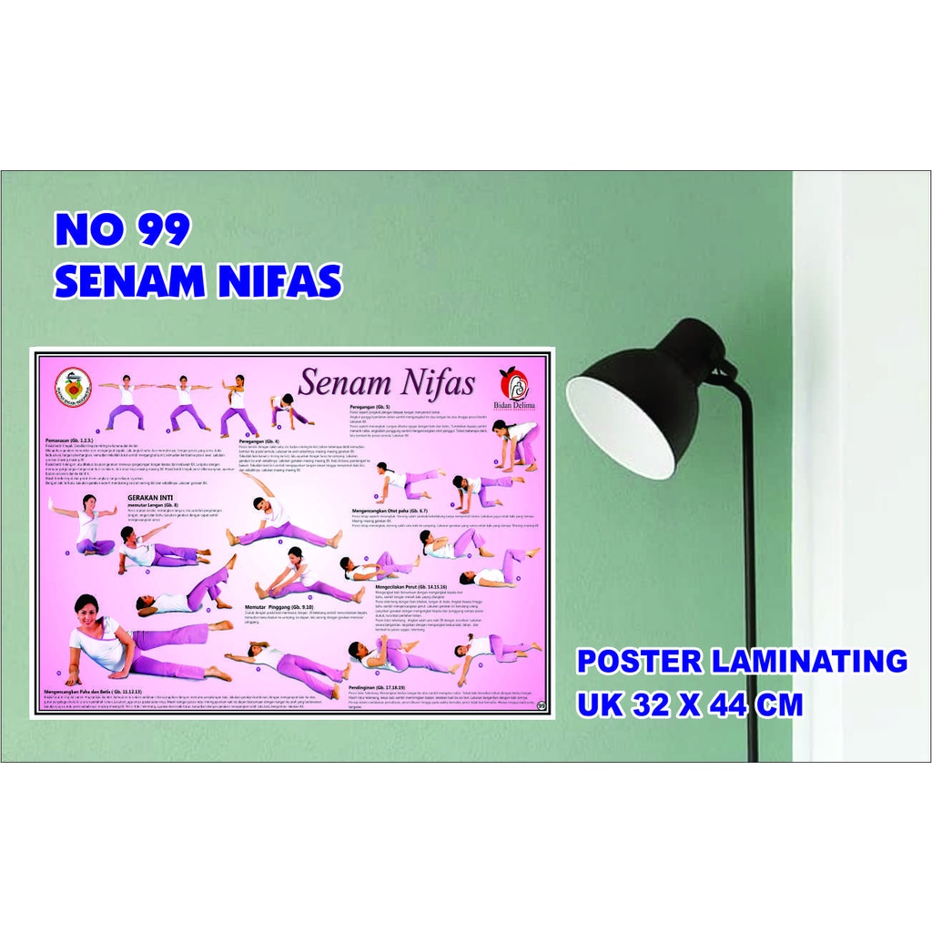 POSTER KESEHATAN N0. 99 ( SENAM NIFAS )