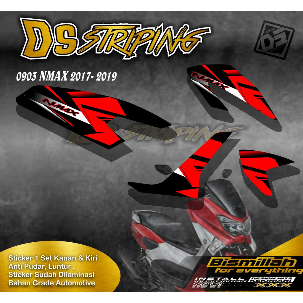 0903 Stiker Striping List NMAX 2016 -2019 Variasi