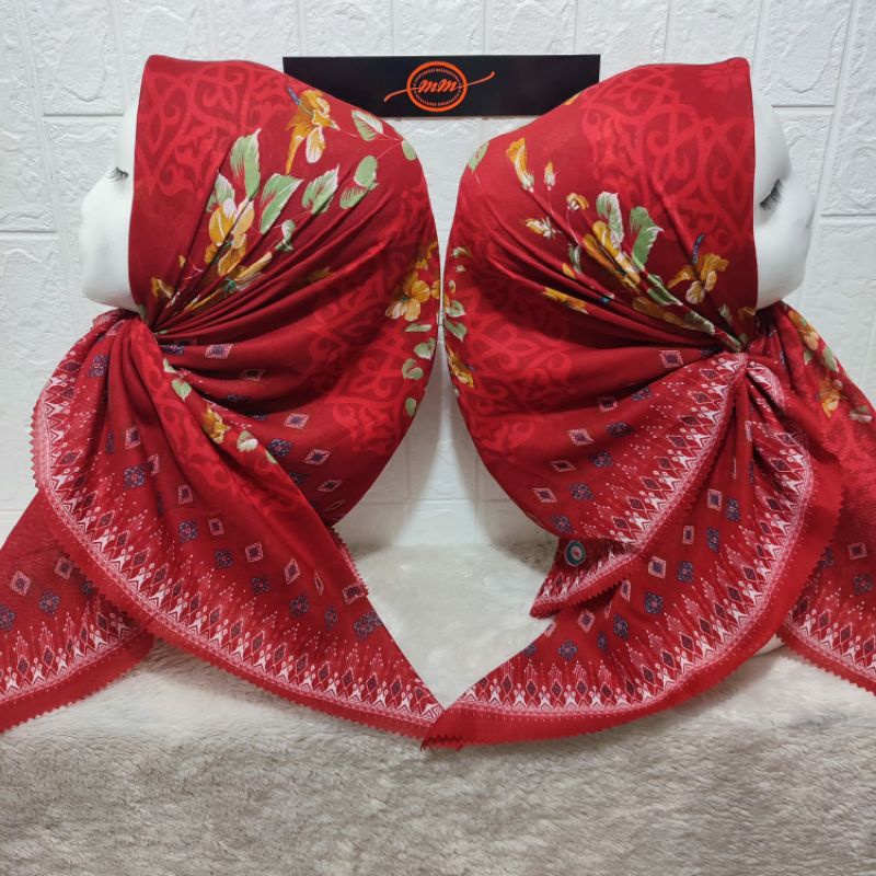 JILBAB SEGIEMPAT MOTIF/ JILBAB VOAL TERBARU