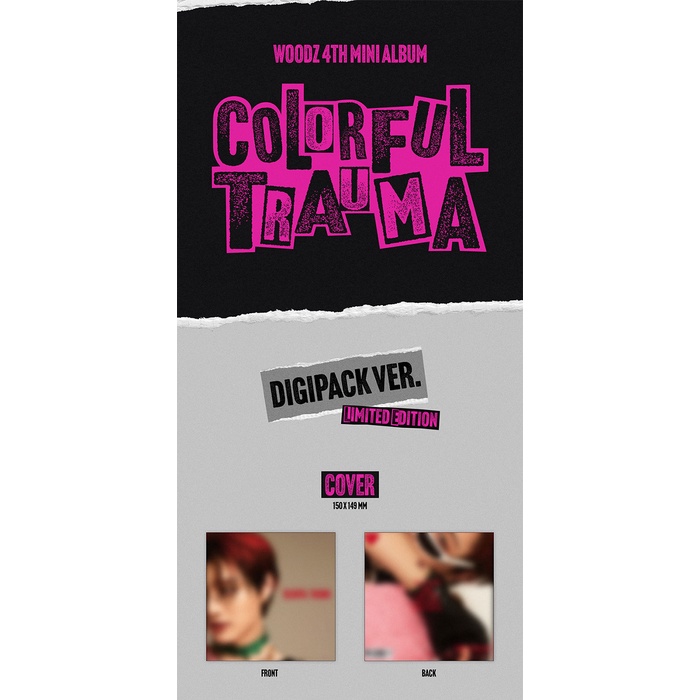 WOODZ - 4th Mini Album COLORFUL TRAUMA (Digipack / Photobook)