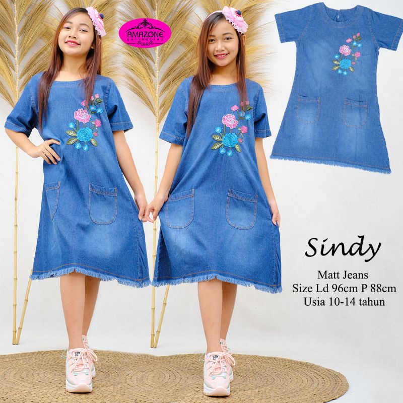 GAMIS ANAK PEREMPUAN / GAMIS JEANS /GAMIS ANAK, DRESS JEANS REMAJA