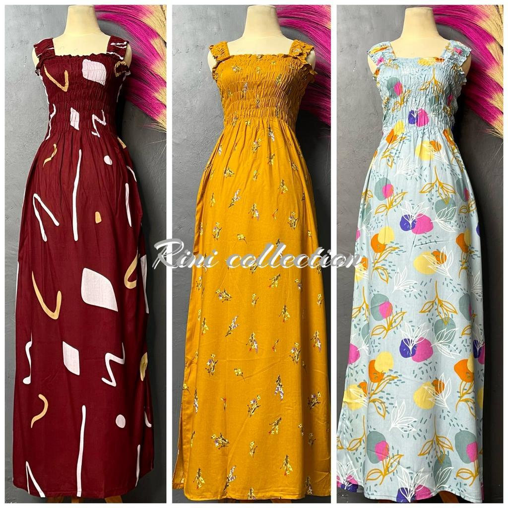 Dress Kerut Panjang Bali