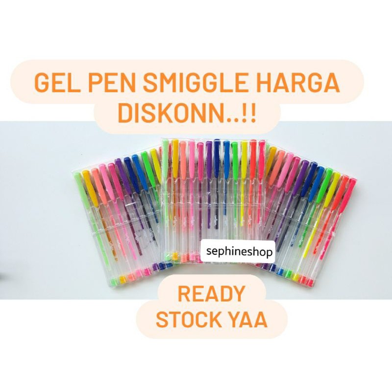 

BOLPEN GEL SMIGGLE 12 WARNA/GEL PEN SMIGGLE 12 PACK