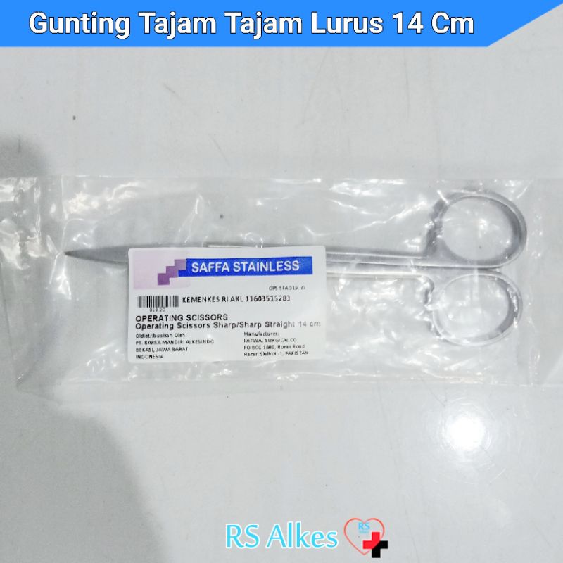 

RB Gunting Jaringan Gunting Operasi Tajam Tajam Lurus Tajam 14cm Gunting Tajam Lurus 14 cm