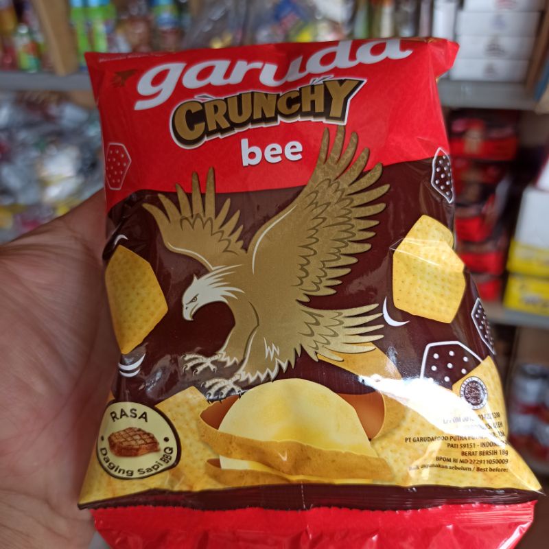 

Snack Kentang Garuda Crunchy Bee Daging Sapi BBQ