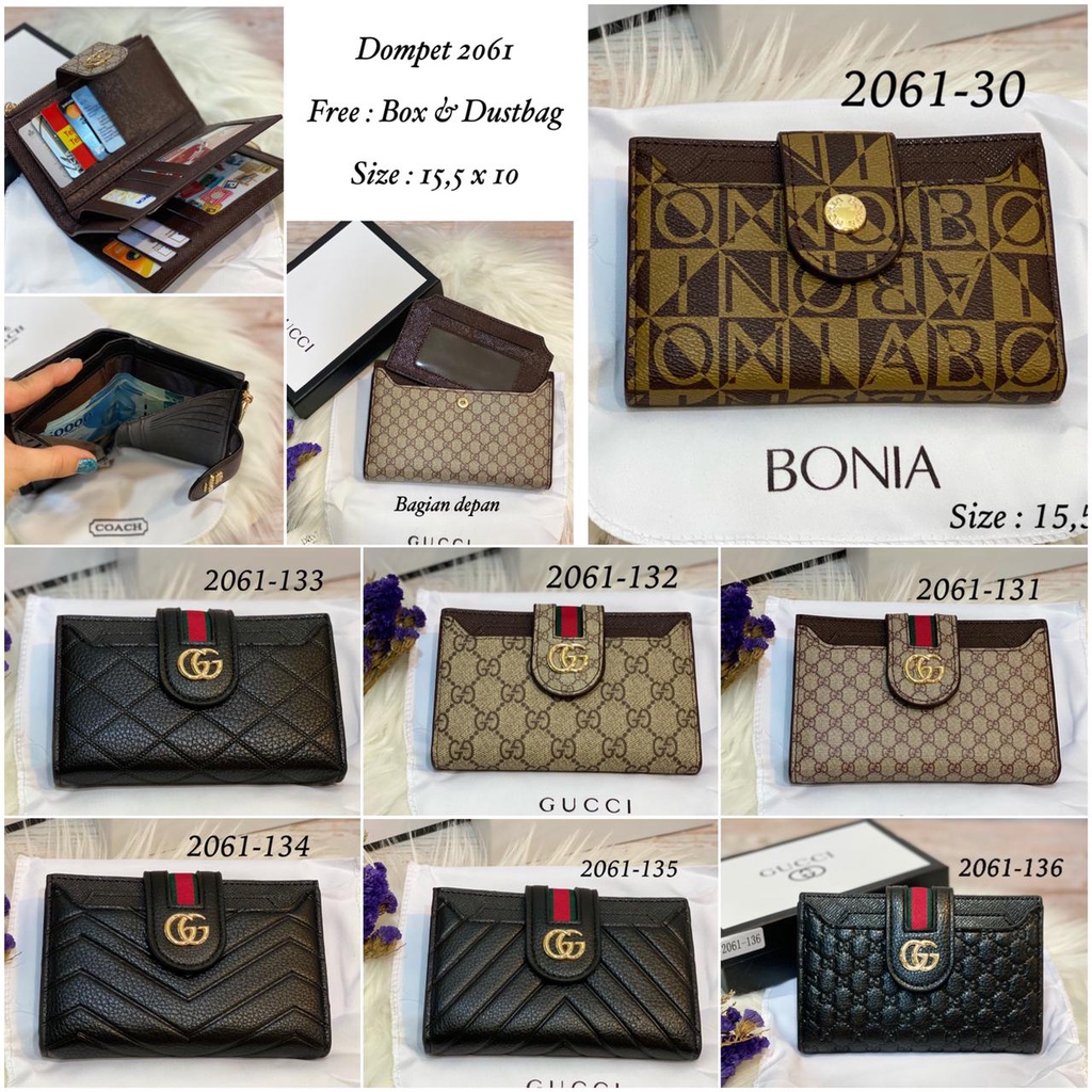 Dompet Kartu Kancing Import 166