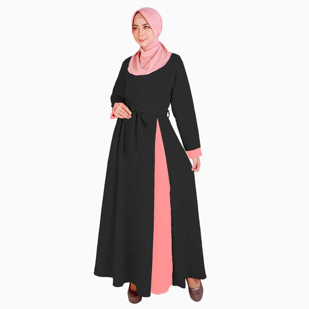 Sedia Long Dress Gamis maxi Wanita Muslim kombinasi warna - Jfashion Ayesha - Toko Pribumi Bisa