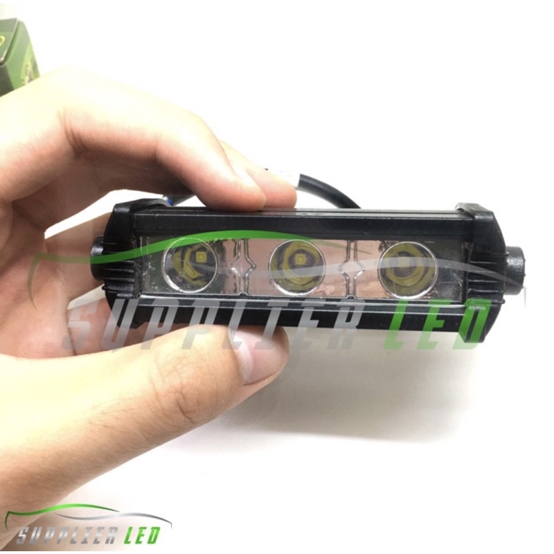 Lampu Tembak Sorot LED BAR CREE Mini 3 Titik Mata, Kualitas Terbaik !
