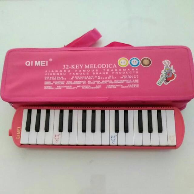 Pianika / melodion Qi Mei hard cover