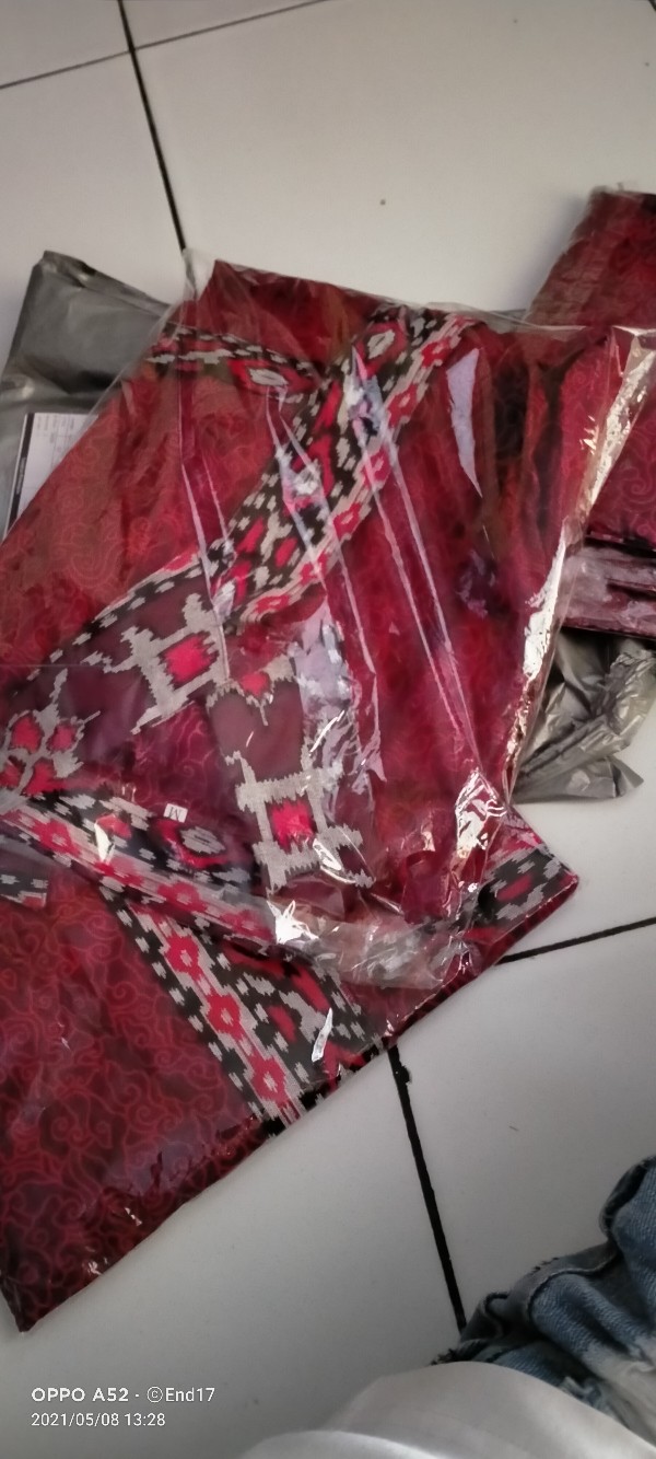 Bisa Pisah Batik Couple Keluarga Sania Ruffle Ori Ndoro Jowi Termurah Mego Abang