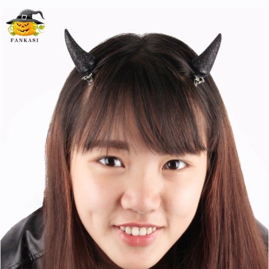 HTHP jepitan rambut horner devil horn  hairclip