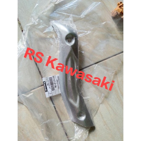 COVER PELINDUNG LEHER KNALPOT KLX 150 ORIGINAL
