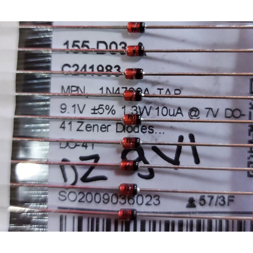 Dioda Zener 9V1 9.1V 1.3W 1N4739 1N4739A Vishay Intertech