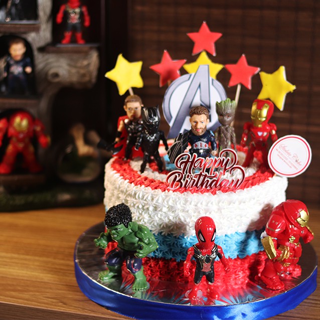 

Kue Ulang Tahun model Avengers Endgame / 20 cm / MOHON BACA KETERANGAN