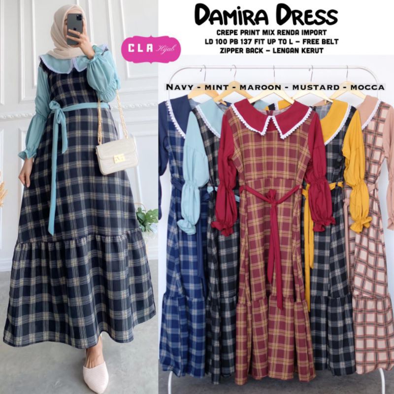 damira dress by clahijab