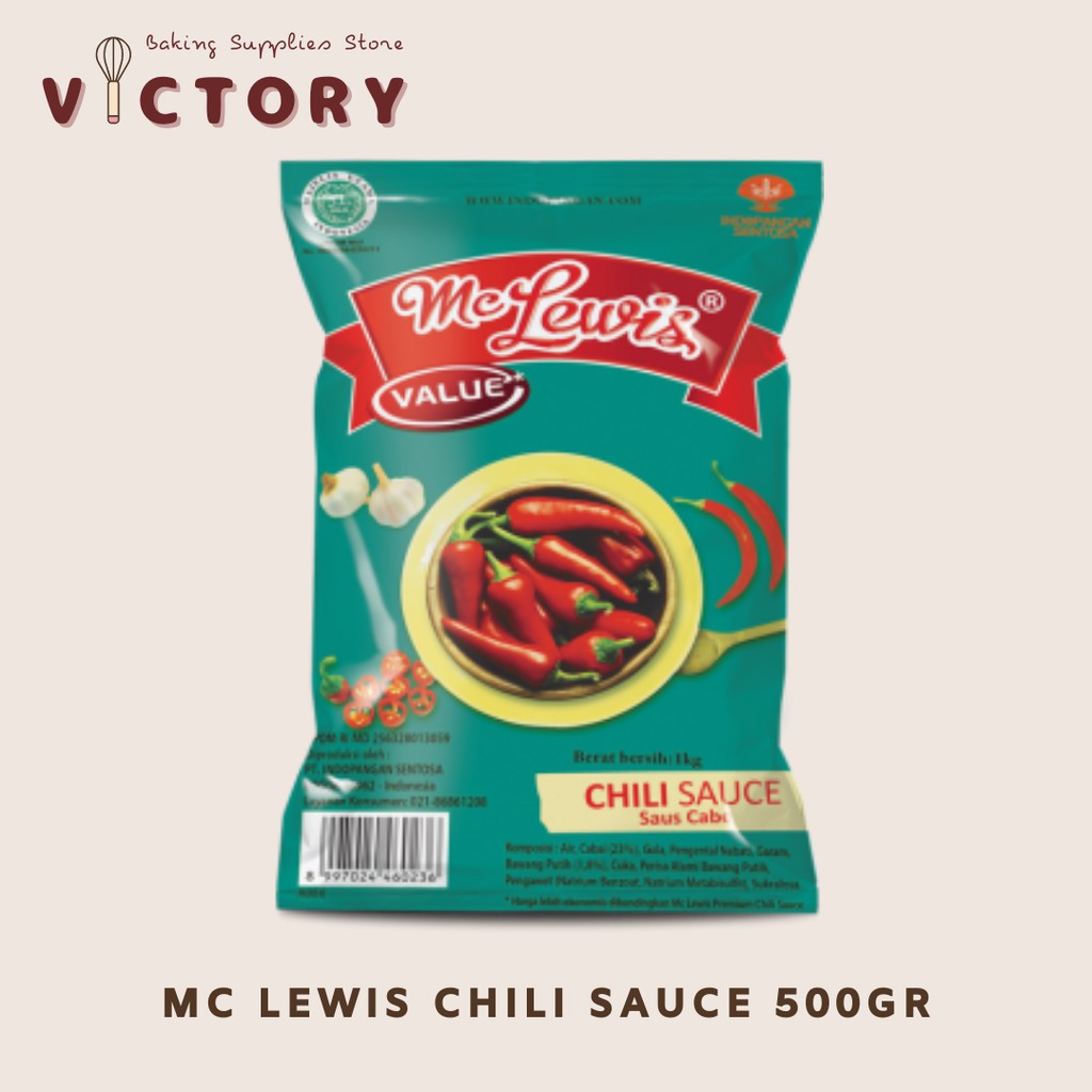

[500gr] Mc Lewis Chili Sauce - Saus Sambal Bantal