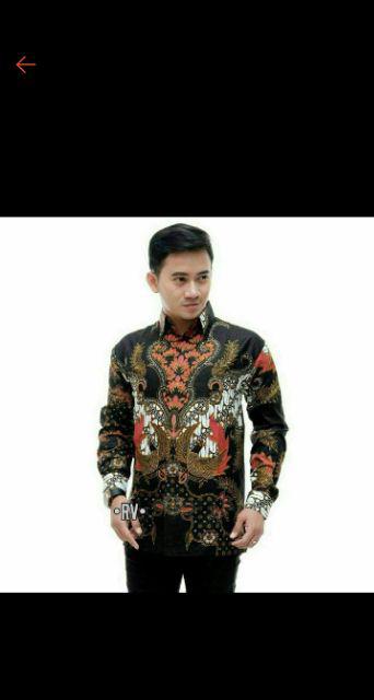 Size M L Xl Xxl Bswart Batik Hrb026 Kenongo Hem Pendek Padi Pekalongan M L Xl Batik Pria Murah