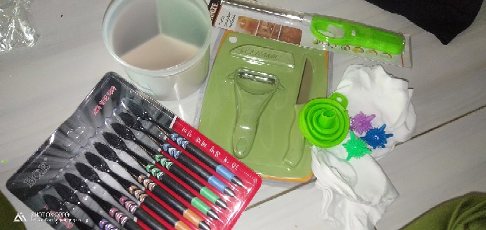 Pisau Set Talenan 3in1 Stainless Pengupas Kulit Buah Sayur Sebaguna Set Knife