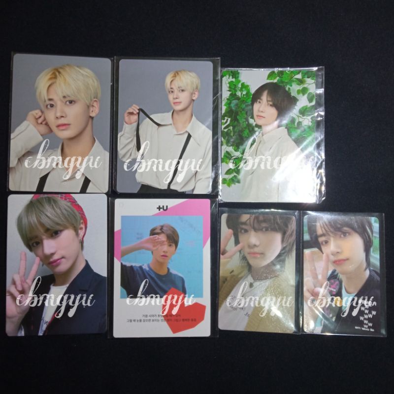 Jual WTS PC PHOTOCARD TXT BEOMGYU TAEHYUN MPC ACT BOY  MOABONG +U MAGIC YOU ESCAPE
