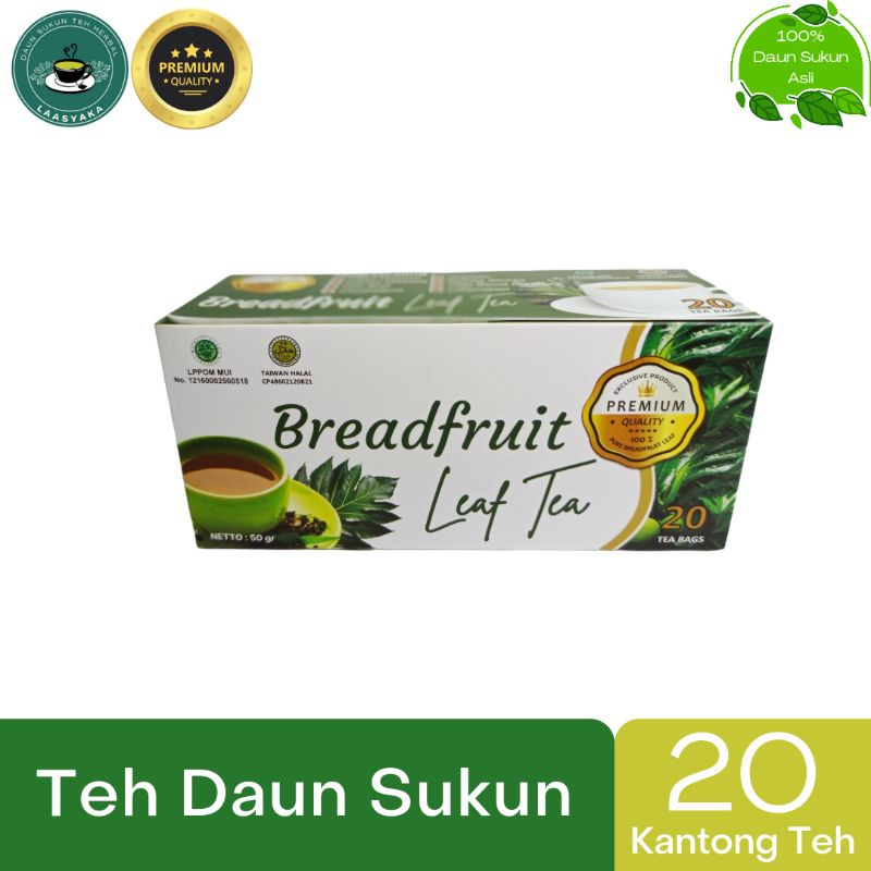 

Daun Sukun Teh Herbal Laasyaka Premium Obat Diabetes
