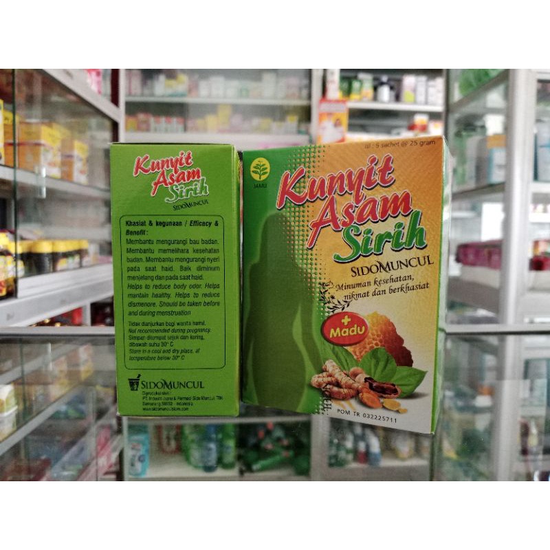 KUNYIT ASAM SIRIH SIDOMUNCUL @5 SACHET - ED 06/2024