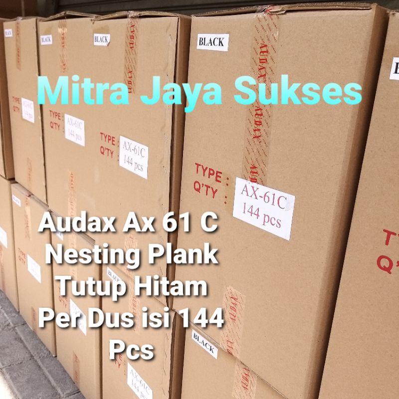 Per Dus Tweeter Audax Ax 61 C Hitam isi 144 Pcs