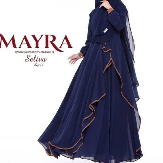 Ey Png Ssy Seliva Syari Hijab Pakaian Wanit Dress Terbaru Baju Wanita Maxi Dress Fashion Muslim Shopee Indonesia